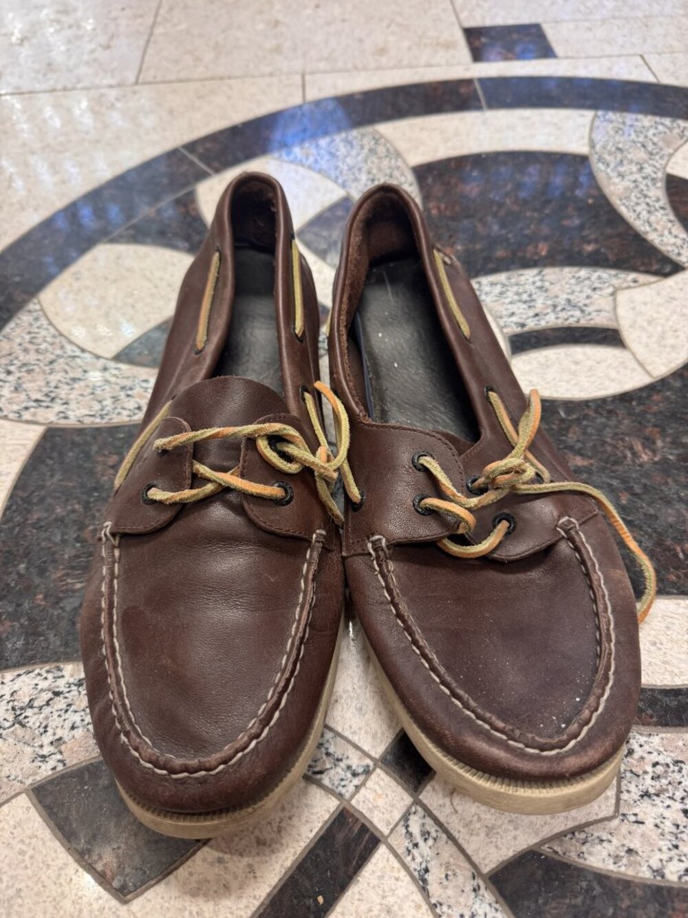 Sperry Top-Sider Authentic Original Brown Sz 13